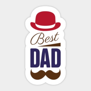 best dad ever Sticker